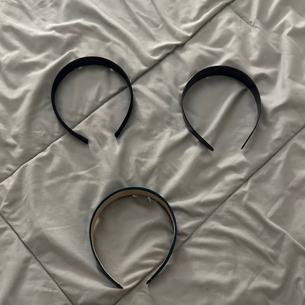 Classic Black and Tan Headband Set